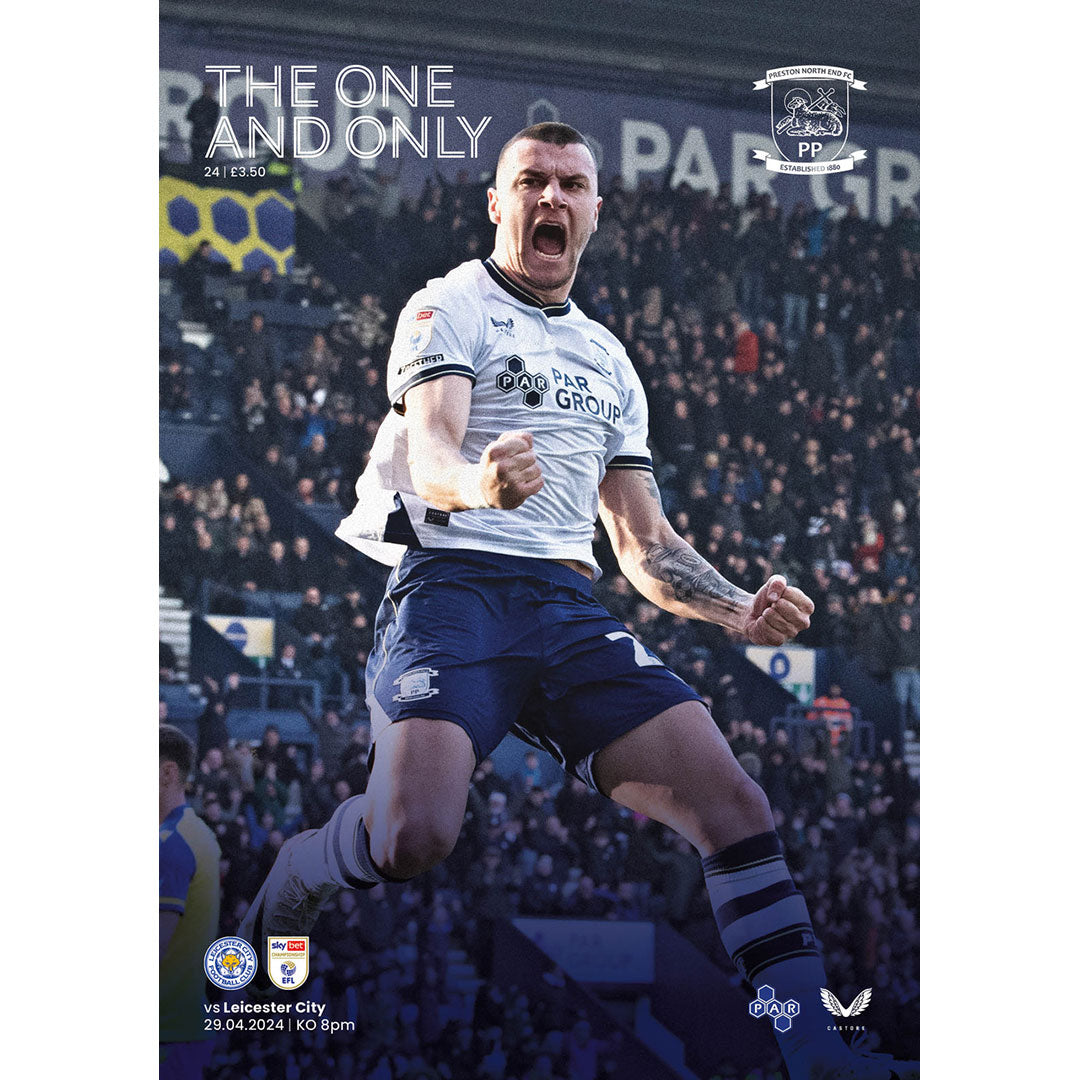 Preston North End Vs Leicester City Matchday Football Programmes ...