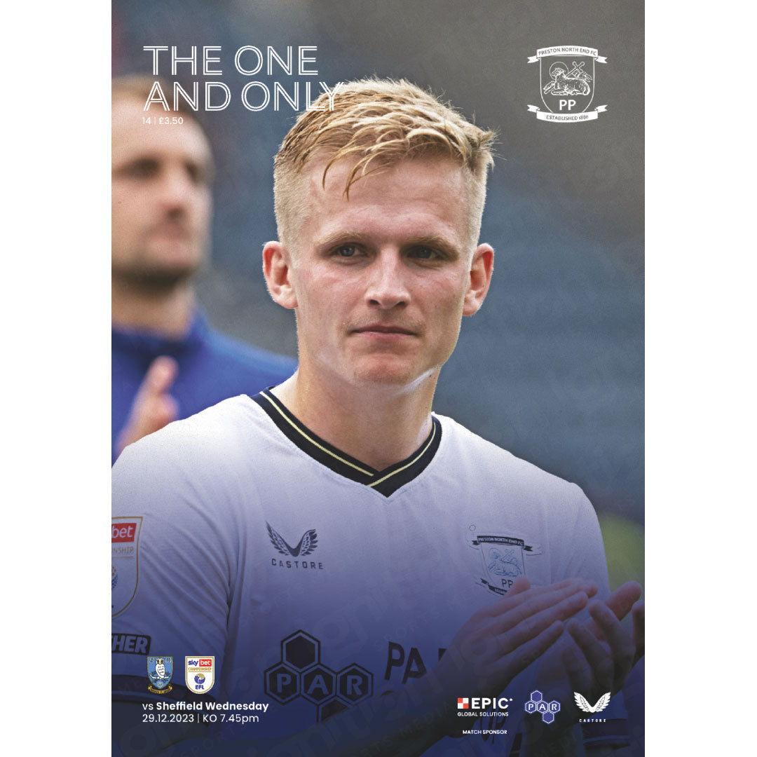 Preston North End Vs Sheffield Wednesday Matchday Football Programmes ...