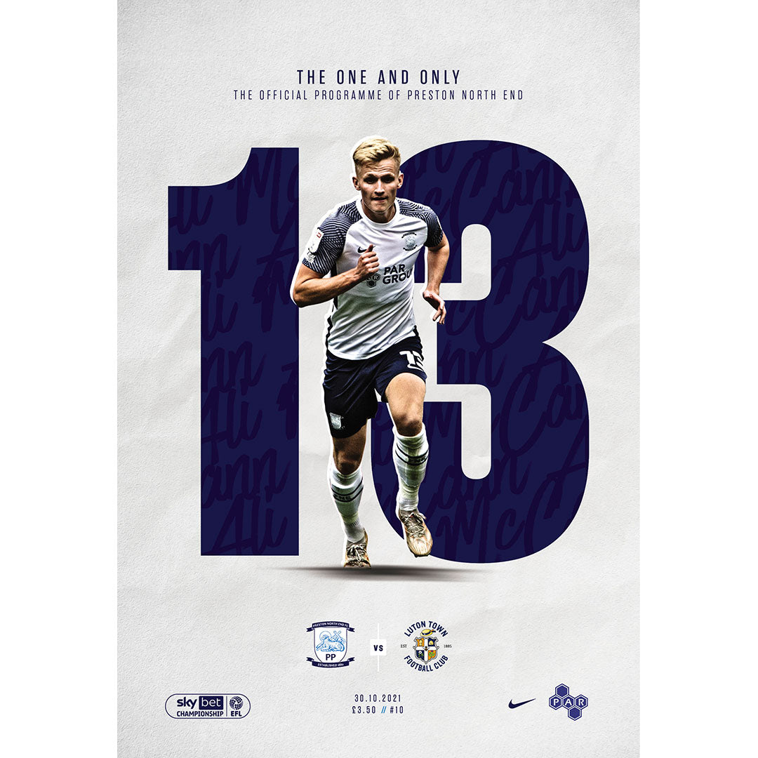 Luton Town v Preston North End - 2019-20 E Programme by Luton Town FC -  Issuu