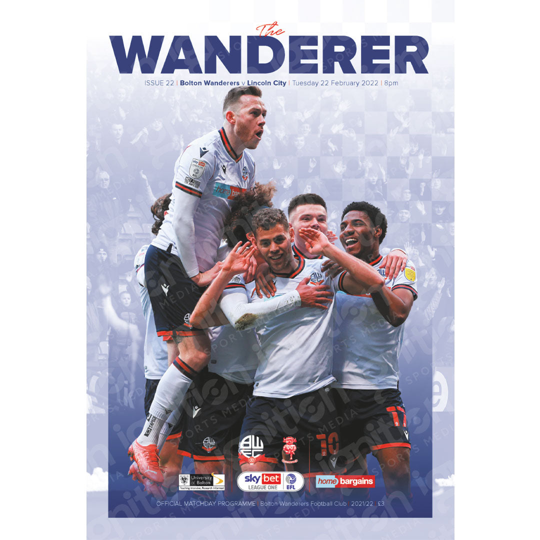 Bolton Wanderers Vs Lincoln City Matchday Football Programmes ...