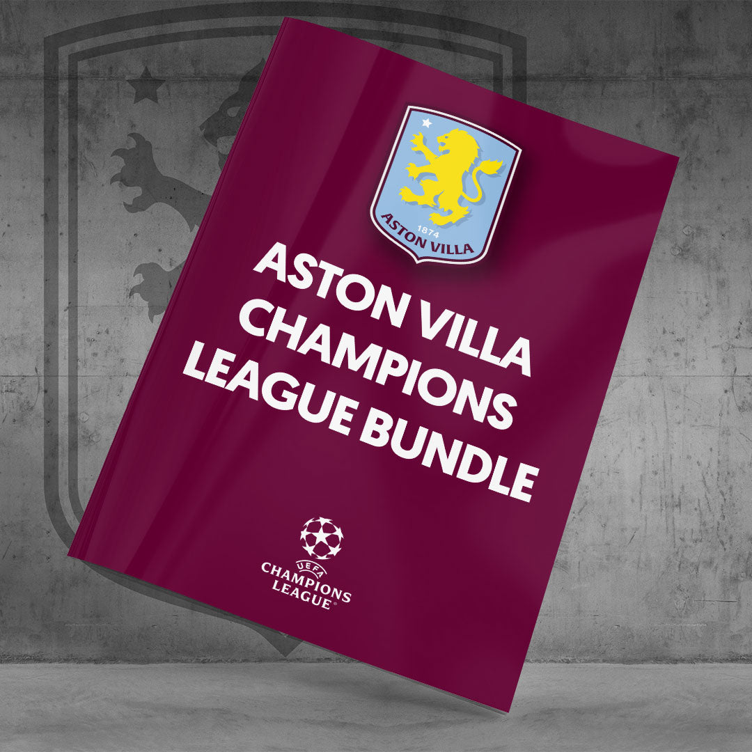 Aston Villa Champions League Bundle football programmes