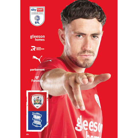 Barnsley vs Birmingham City football programmes