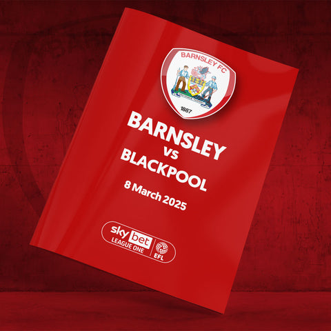 Barnsley vs Blackpool football programme