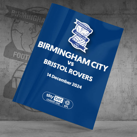 Birmingham City v Bristol Rovers football programme