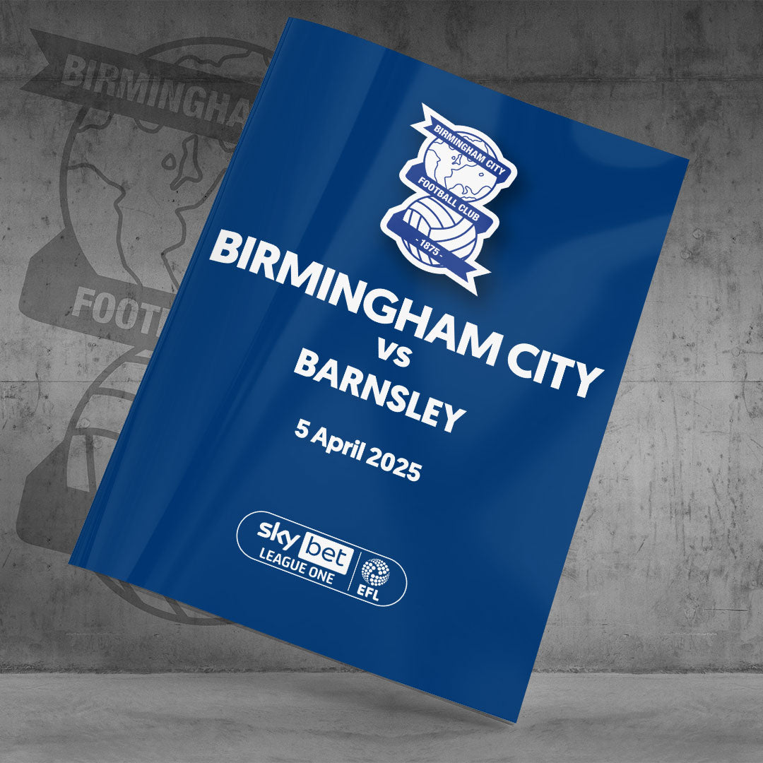 Birmingham City v Barnsley football programmes