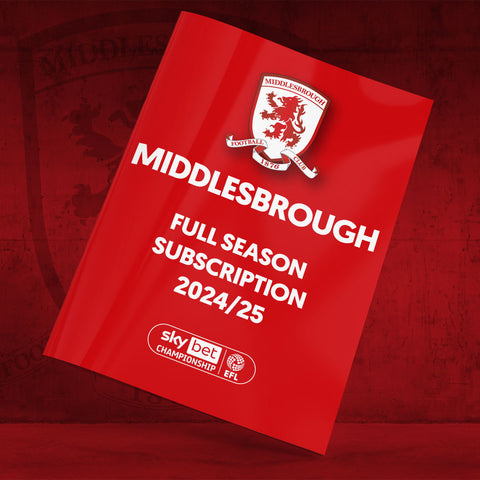 Middlesbrough Full Season Subscription 2024-25