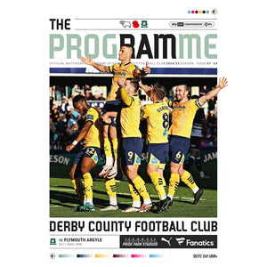 Derby County v Plymouth Argyle