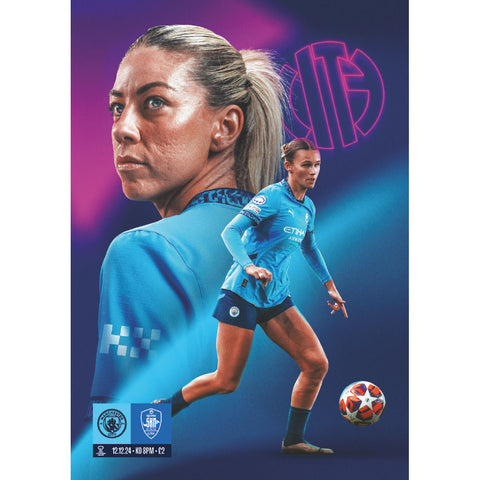 Manchester City Women vs St Polten football programmes