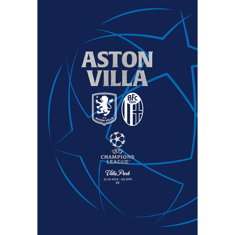 Aston Villa vs Bologna Football Programmes