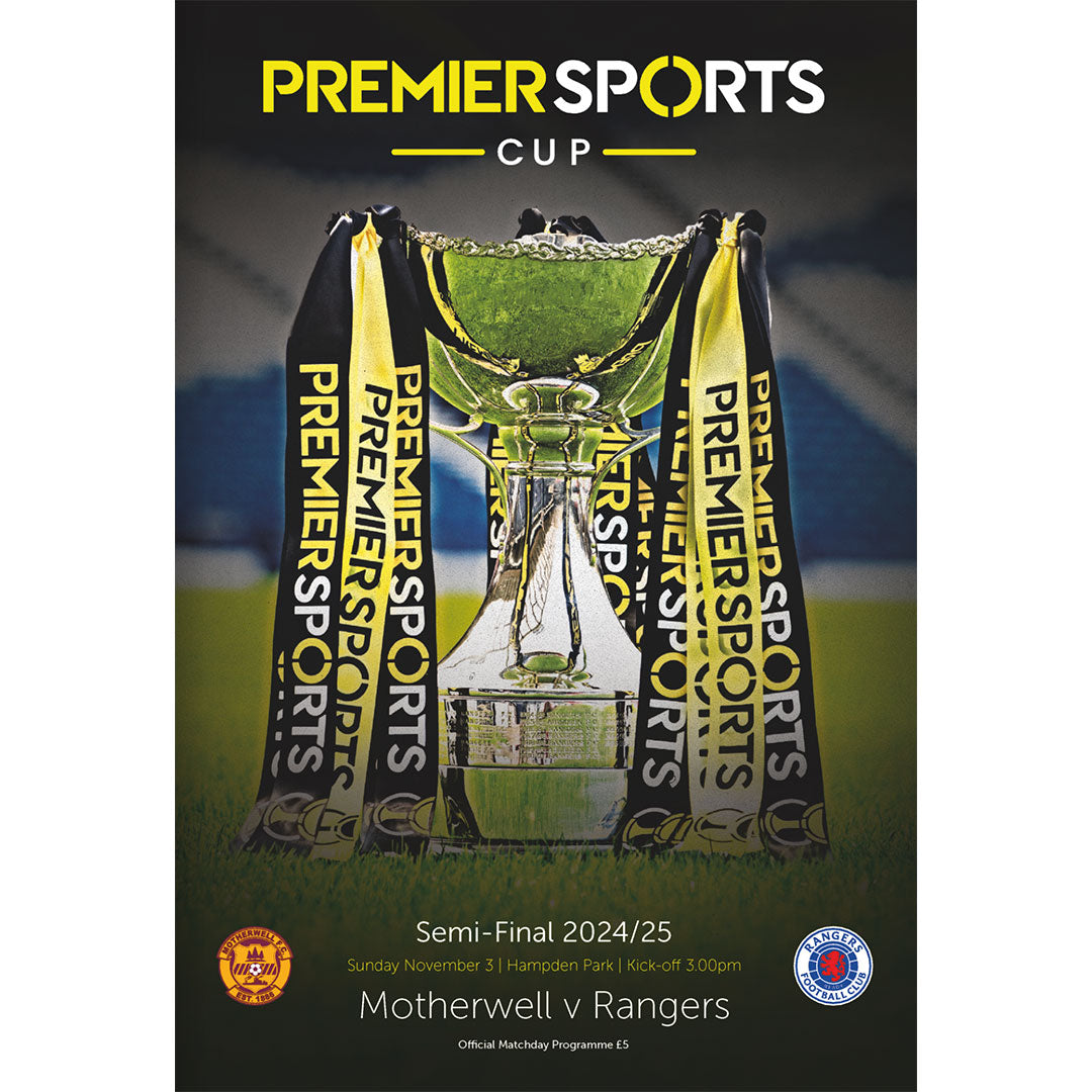 Motherwell v Rangers (Premier Sports Cup Semi-Final)