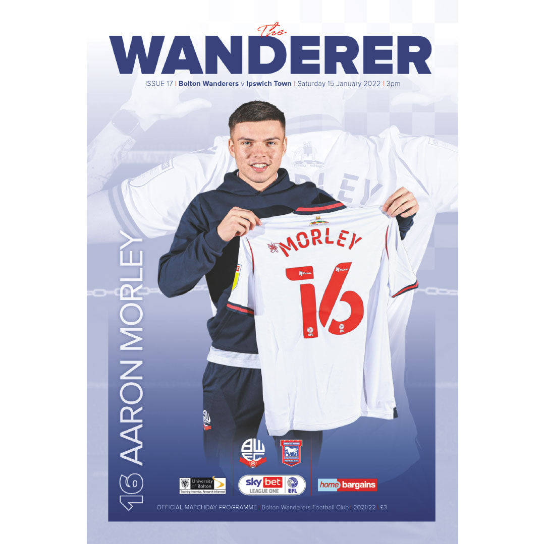 Bolton Wanderers Vs Ipswich Town Matchday Football Programmes ...